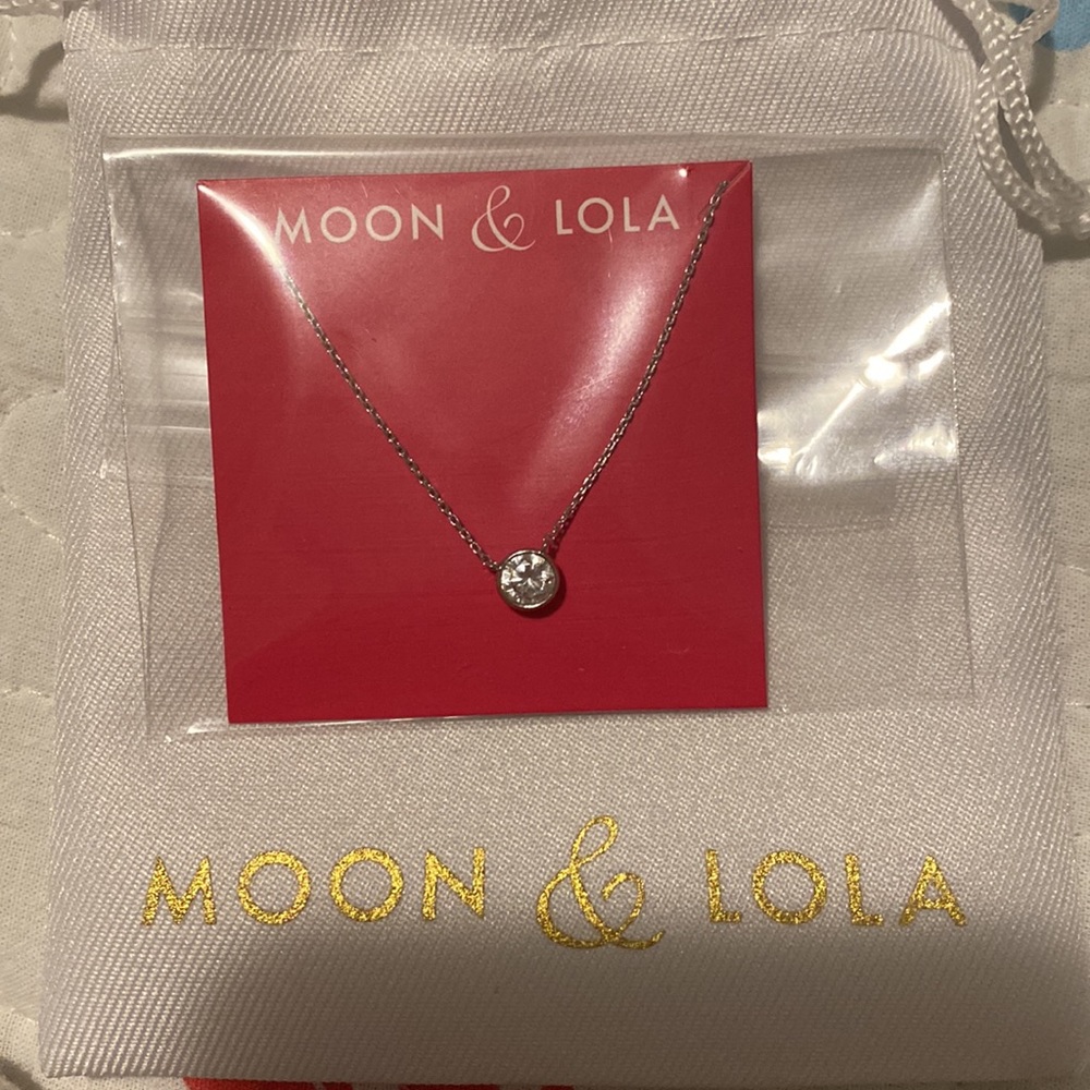 Moon and Lola Dove Necklace Sterling Silver